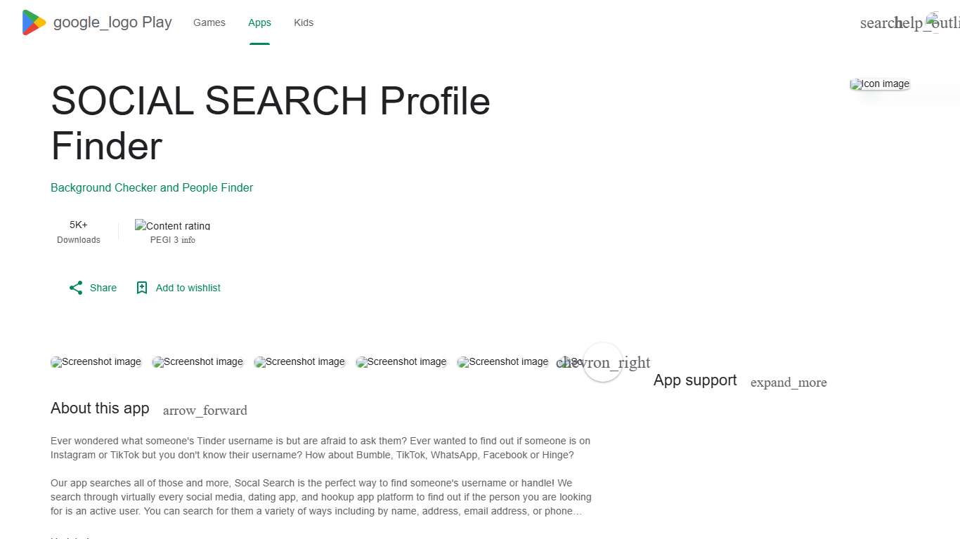 SOCIAL SEARCH Profile Finder - Apps on Google Play